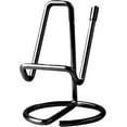 thumbnail image 1 of Cell Phone Stand, Business Card Holder, Mobile Phone Holder \u2013 Metal Wire Cellphone Cradle Dock, Compatible with iPhone/Android Phones/iPad Mini/Kindle (Black), 1 of 5