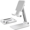 thumbnail image 1 of Cell Phone Stand for Desk, Angle Height Adjustable Phone Holder for Office, Compatible with iPhone 12 11 Pro XS Max XR 8 7 6S Plus, Samsung S20+ Note10, Tablets, Charging Accessories, 1 of 5