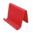 thumbnail image 1 of Cell Phone Stand Plastic Skid Resistance Stable Wearproof Portable Durable Desktop Phone Dock Holder for Home Car Red, 1 of 5