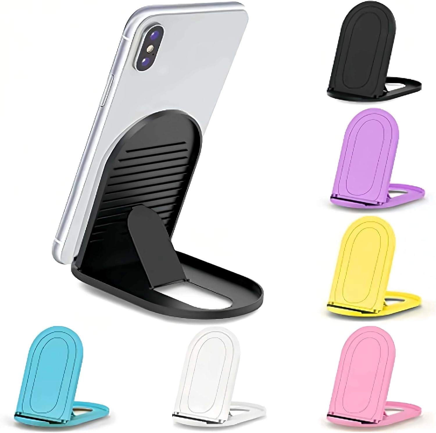 Cell Phone Stands, Portable Stand Holder for Desk Applicable to iPhone and Other Mobile Phones Tablets Foldable Stands 6pack