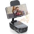 thumbnail image 1 of Cell Phone Stand with Wireless Bluetooth Speaker and Anti-Slip Base HD Surround Sound Perfect for Home and Outdoors with Bluetooth Speaker for Desk Compatible with iPhone/ipad/Samsung Galaxy, 1 of 8