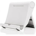 thumbnail image 1 of Cell Phone Stand for Desk, Foldable Mobile Holder, Multi-Angle Universal Adjustable Tablet Stand Compatible With Most Phones and Tablets (White), 1 of 15