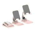 thumbnail image 1 of Cell Phone Stand for Desk - Foldable and Height Adjustable Phone Holder with Weighted Metal Base for 4-8 in Devices, 1 of 5