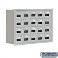 thumbnail image 1 of Cell Phone Storage Locker - 4 Door High Unit (8 Inch Deep Compartments) - 20 A Doors - Aluminum - Recessed Mounted - Res, 1 of 1