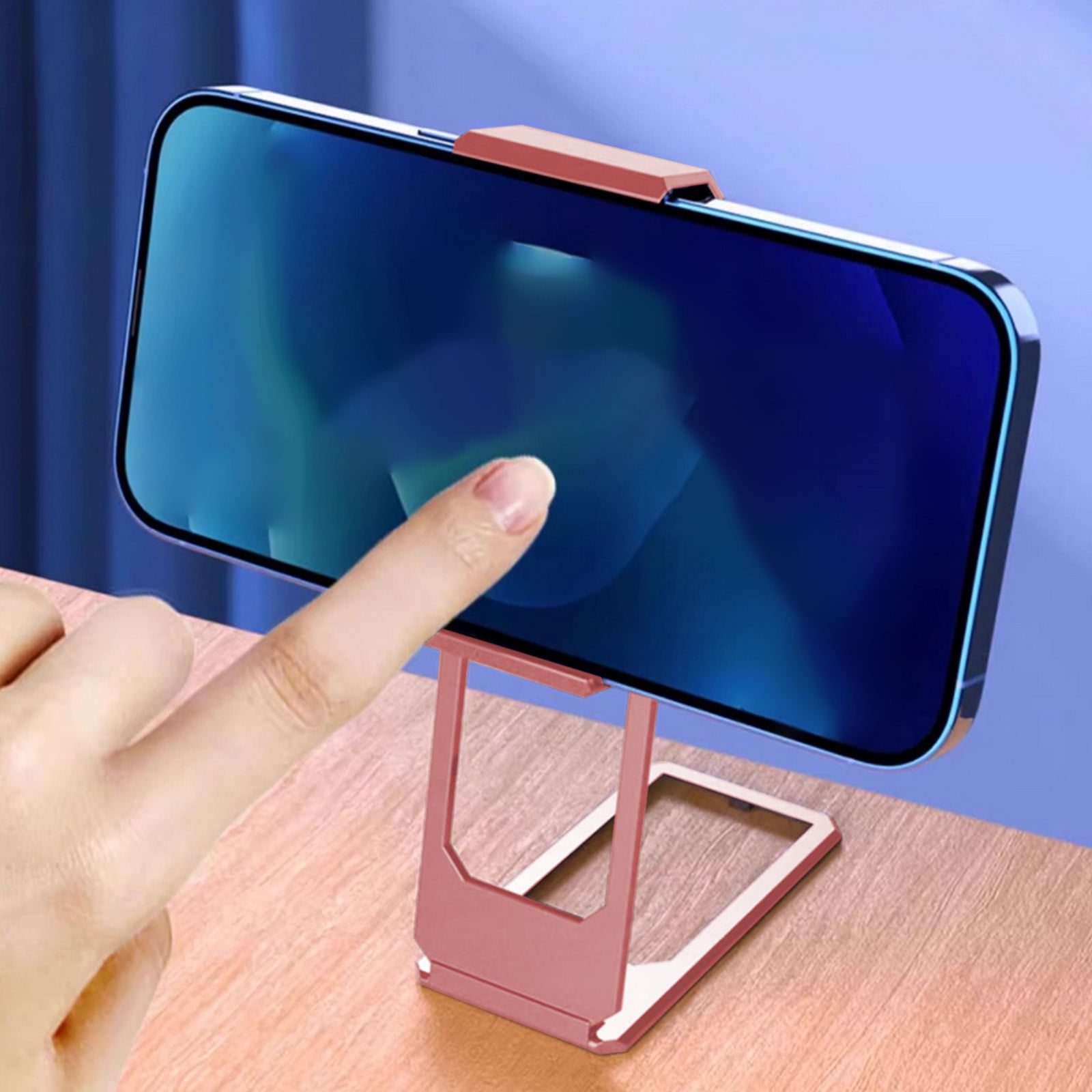 Cell Phone Support Foldable Cell Phone Support For Tablets Mobile Phones Adjustable Angle Dependable Material Stable Structure Easy To Dissipate Heat