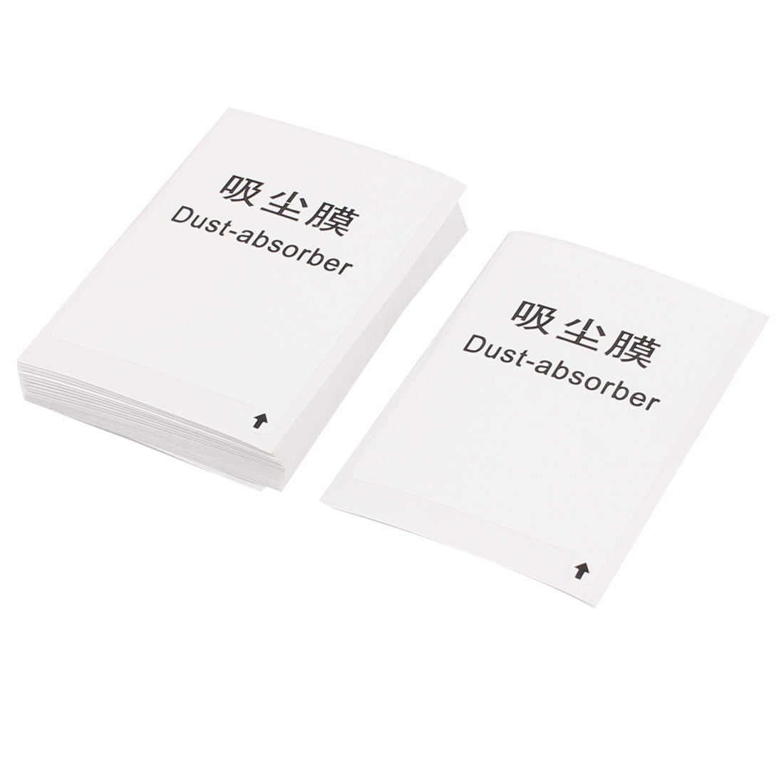 Cell Phone Tablet Screen Protector Dust Absorber Dedust Sticker White