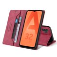 thumbnail image 1 of Cell Phone Wallet Case For Samsung Galaxy A32 5G,RFID Blocking Card Cash Pocket Kickstand Flip PU Leather Shockproof Protective Phone Cover For Samsung Galaxy A32 5G,Red, 1 of 12