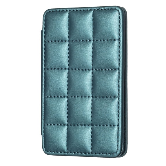 Cell Phone Wallet Credit Card Holder for Back of Phone Pocket Adhesive Sticker Card Pouch Sleeve for iPhone/Samsung Galaxy/Moto/Google/Android and Most Smartphones, Green
