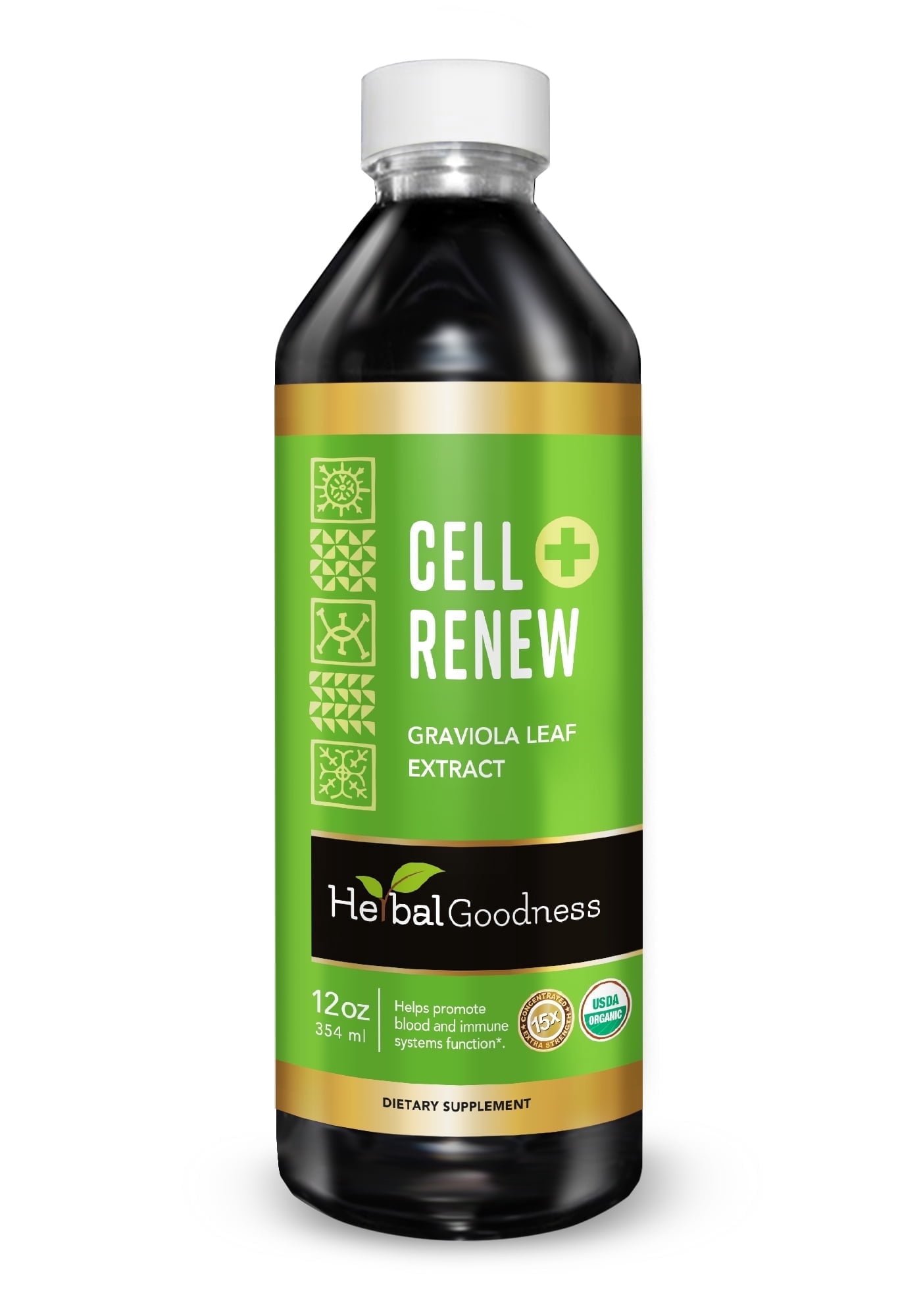 Cell Renew Graviola Soursop Leaves Liquid Extract 12fl oz Organic Cell cell-renew-graviola-soursop-leaves-liquid-extract-12fl-oz-organic-cell