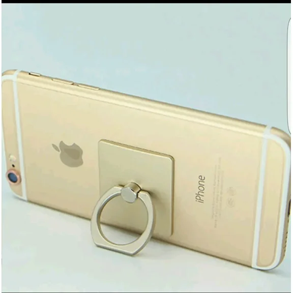 Cell Ring Cellphone Kickstand Accessory. Gold