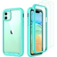 CellEver Clear Full Body Case for iPhone 11, Heavy Duty Protection with