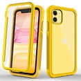 thumbnail image 1 of CellEver Compatible with iPhone 11 Case, Heavy Duty Clear Full-Body Protective Transparent Cover with Soft Shock Absorbing TPU Bumper and Built-in Screen Protector - Yellow, 1 of 7