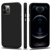 CellEver Compatible with iPhone 12/12 Pro Case - Dual Guard Protection, Shock-Absorbing & Scratch-Resistant, Durable Dual-Layer Drop Cover (Black)