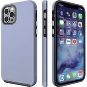 CellEver for iPhone 12/12 Pro Case - Dual Guard Series, Military Grade Protection, Ultra Slim, Sturdy Shock Absorbent Phone Cover (Light Purple)