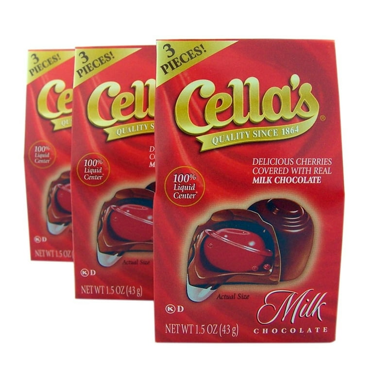 cherryさま専用 Cella's Milk Chocolate Covered Cherries - 3 Piece Mini Box