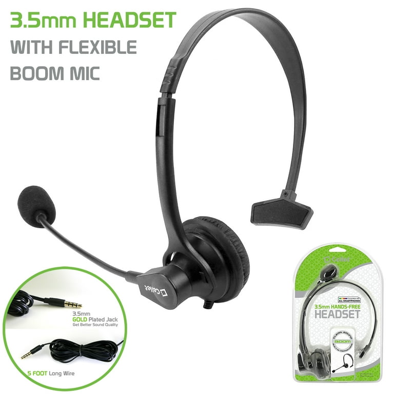 3.5 mm boom mic headset new arrivals