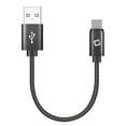 thumbnail image 1 of Cellet 4 inch USB Cable Compatible with BLU View 3 - Mini Short High Power Fast Charging Sync USB-C to USB-A (Type-C to Type-A) Cable for BLU View 3 - 4 inches, 1 of 8