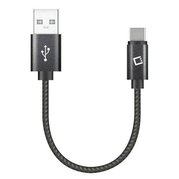 Cellet 4 inch USB Cable Compatible with BLU View 3 - Mini Short High Power Fast Charging Sync USB-C to USB-A (Type-C to Type-A) Cable for BLU View 3 - 4 inches