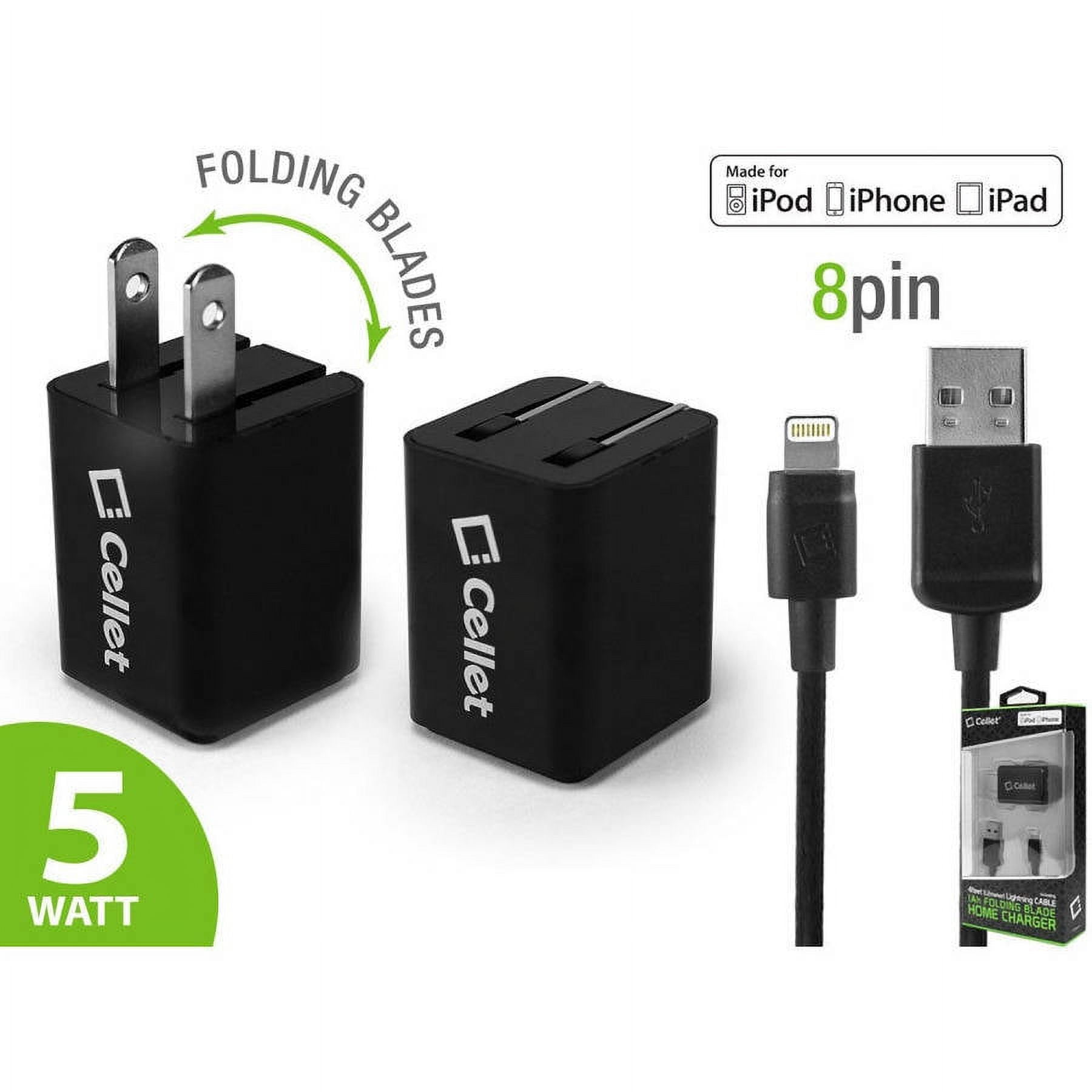 Celllet Cellet Apple MFi Certified Home Charger Compatible with iPhone 14/13/12 ...