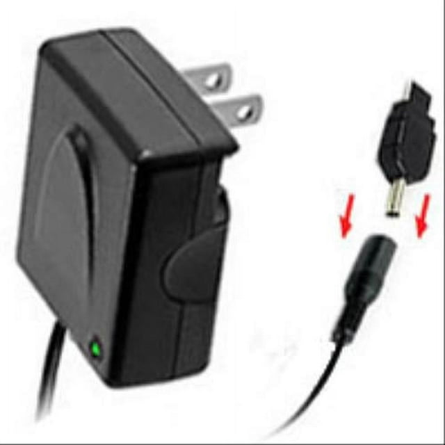 Cellet Black Travel Home Charger W Folding Charging Blade With 2 Different Connector For Blackberry Phone Series