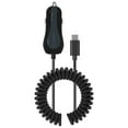 thumbnail image 1 of Cellet Car Charger for Nokia C200 (15W/3 Amp High Powered Car Charger Power Adapter with Extra USB Port and Attached Coiled Cable) - 6 Feet, 1 of 9