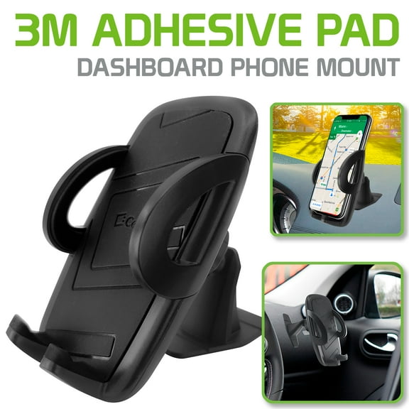 Cellet Car Dashboard 3M Adhesive Smartphone Holder Mount Compatible with Apple iPhone, Samsung Galaxy, Google Pixel, & more