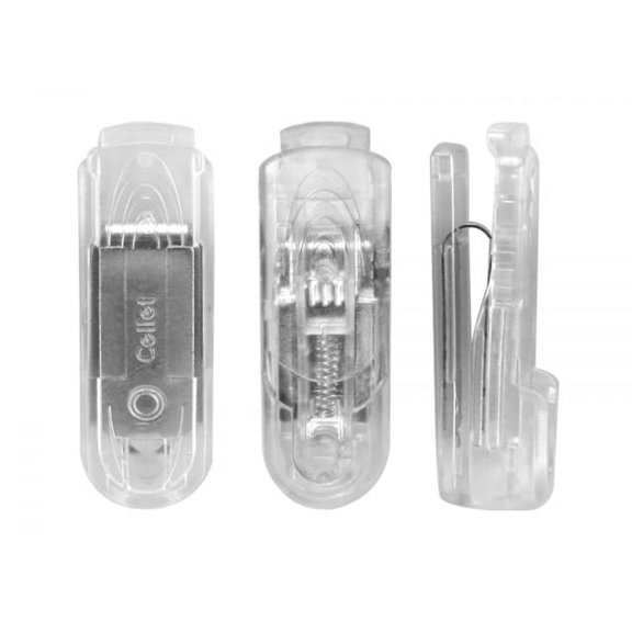 Cellet Clear Swivel Clip Bulk