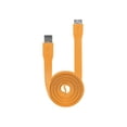 thumbnail image 1 of Cellet DAUSB30FOR SuperSpeed USB 3. 0 Type A to Micro-B Flat Cable - Orange, 1 of 6