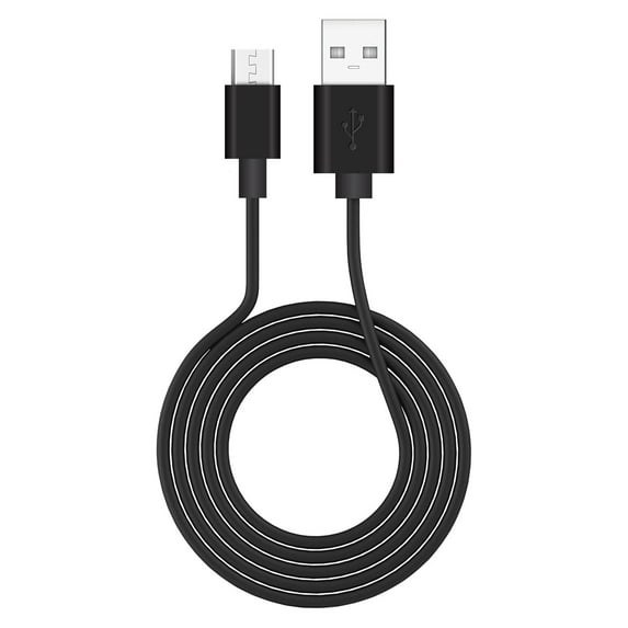 Cellet Durable Flexible Fast Charging Data Sync Micro USB Cable (3.3 feet/1M) and Atom Cloth for Alcatel TCL LX