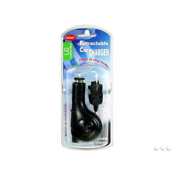 Cellet Lg 1010 Series Retractable Plug In Car Charger - Packaged
