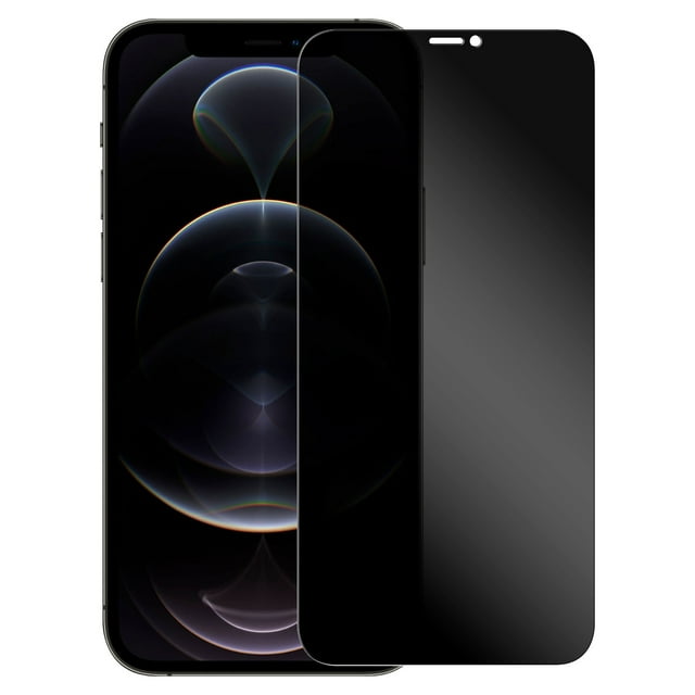 Cellet Privacy Tempered Glass for Apple iPhone 12 / 12 Pro, 9H Hardness