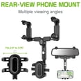 thumbnail image 1 of Cellet Rear-View Mirror Cell Phone Holder Mount with 360° Rotation, 1 of 14