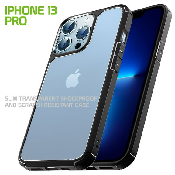 Cellet Slim Transparent Shockproof and Scratch Resistant Case for Apple iPhone 13 Pro  Clear
