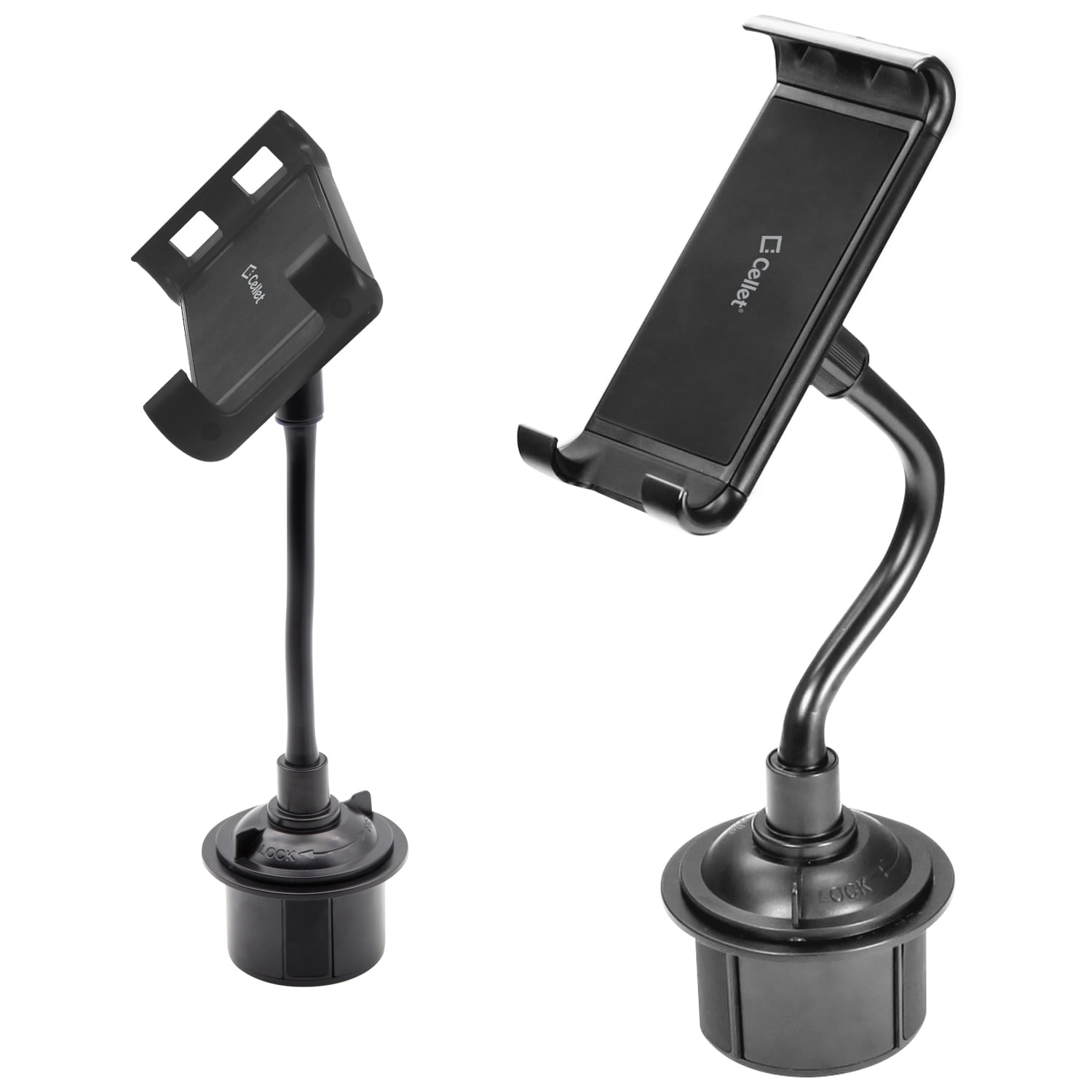 Celllet Heavy Duty Tablet / Smartphone Cup Holder Mount with 360 Degree ...