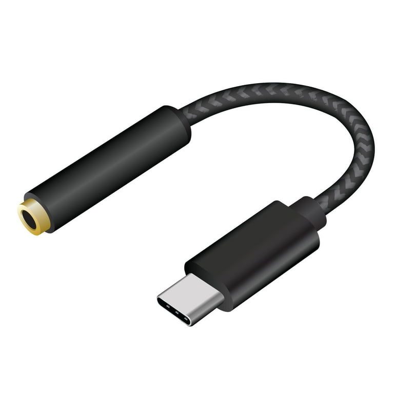 Câble Audio 3 en 1 Jack 3.5mm vers Jack 3.5mm, Lightning et USB-C