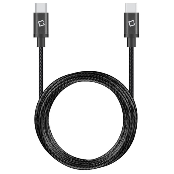 Cellet USB-C to USB-C Cable Compatible with Google Pixel 5, Heavy Duty Braided USB Type-C to Type-C Cable (6 feet/1.8 meters)