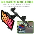 thumbnail image 1 of Cellet Universal Car Headrest Tablet Mount – 7-10” Device Backseat Holder, 1 of 9