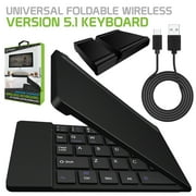 Cellet Universal Foldable Wireless Keyboard For Tablets, Smartphones, Computer; Version 5.1