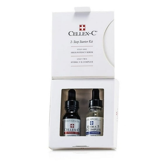 Cellex-C 2-Step Starter Kit, High-Potency Serum, Hydra 5 B-Complex 1 kit