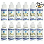 Cellfood Liquid Concentrate, 1oz Bottle Pack of 12 - Original Oxygenating Formula Containing Seaweed Sourced Minerals, Enzymes, Amino Acids, Electrolytes, Superior Absorption- Gluten Free, GMO Free