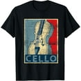 thumbnail image 1 of Cellist Cello Player Gift Idea Musical Instrument Cello T-Shirt, 1 of 4