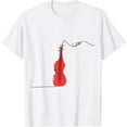 thumbnail image 1 of Cellist Music Orchestra Design One-Line Cello T-Shirt, 1 of 5