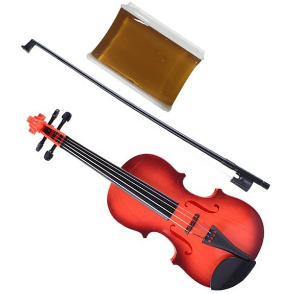 Realistic Miniature Violin Toy for Playing with Assorted Color and Stable Material 1 Set