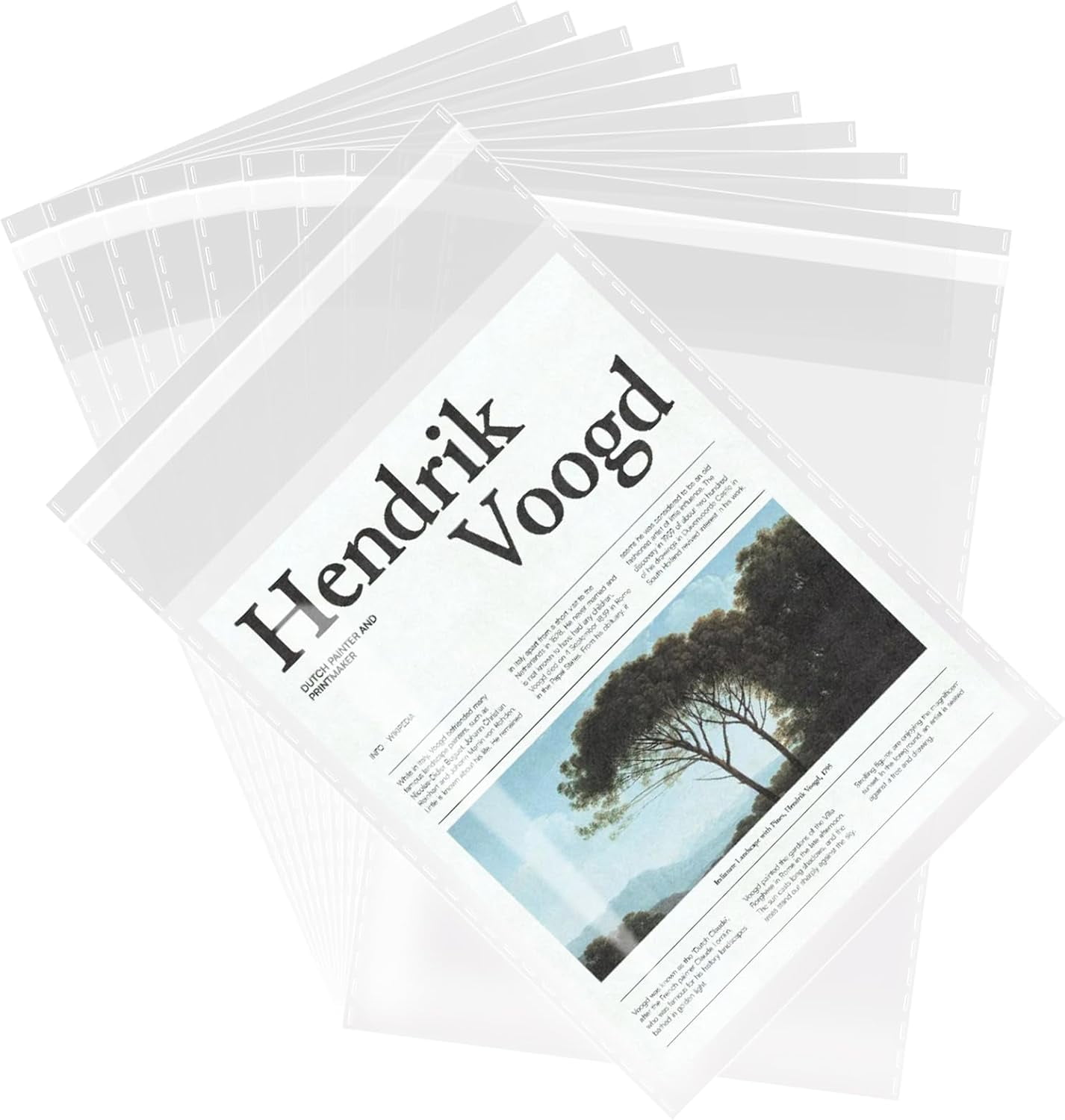 Cello Cellophane Treat Bags, Clear Self Sealing Cellophane Bags,14 X 18