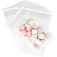 Cello Cellophane Treat Bags, Clear Self Sealing Cellophane Bags,5 X 6