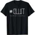 thumbnail image 1 of Cello Gifts For Women Music Note Thats A Sharp Not A Hashtag T-Shirt, 1 of 5