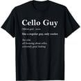 thumbnail image 1 of Cello Guy Definition Funny Boy Cello Gift Cello Player T-Shirt, 1 of 4