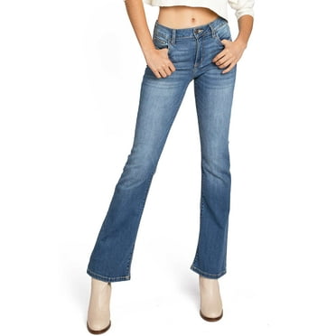 Cello Jeans Women's Juniors Mid Rise Bootcut Jeans  (Medium Denim, 11)