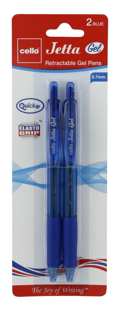 Cello Jetta Retractable Gel Pen blue