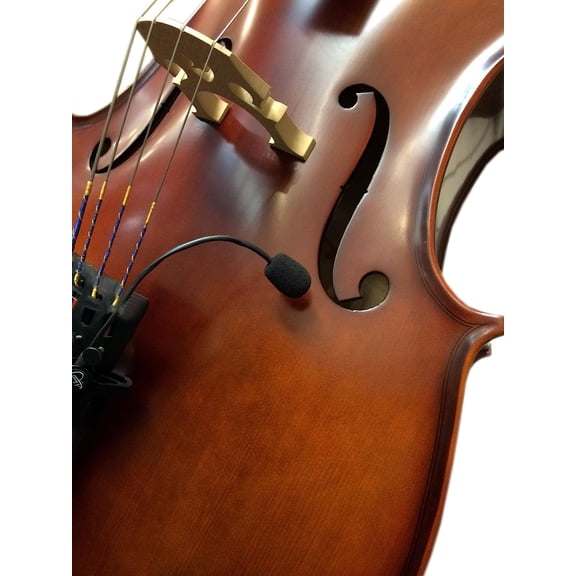 Cello Pickup with Flexible Micro-Gooseneck The Feather by Myers Pickups